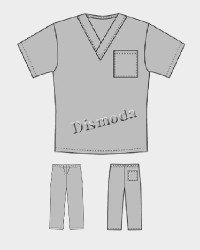 Moldes de Uniformes Clinicos