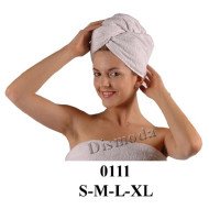 0111 - Molde de Toalla turbante