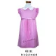 01111 - Molde de Vestido niñita, corte al talle cuello bebe y bolada en la manga