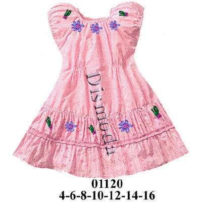 01120 - Molde de Vestido con hilo elástico en escote y manga, dos faldones recogidos en la basta 01120 - Molde de Vestido con hilo elástico en escote y manga, dos faldones recogidos en la basta