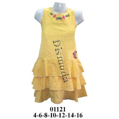 01121 - Molde de Solera camiseta niña con triple faldón 01121 - Molde de Solera camiseta niña con triple faldón