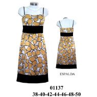 01137 - Molde de Vestido straples