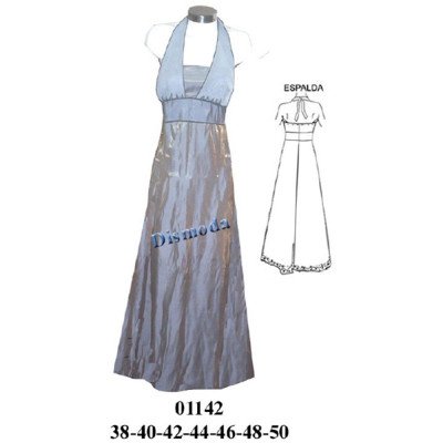 01142 - Molde de Vestido straples