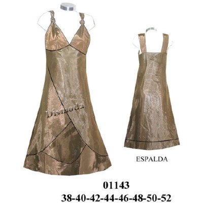 01143 - Molde de Vestido con corte en busto 01143 - Molde de Vestido con corte en busto