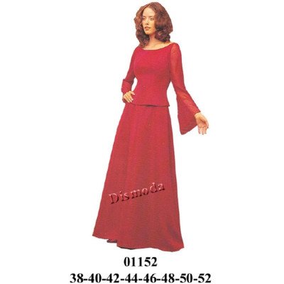 01152 - Molde de Traje de fiesta