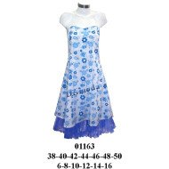 01163 - Molde de Vestido strapless