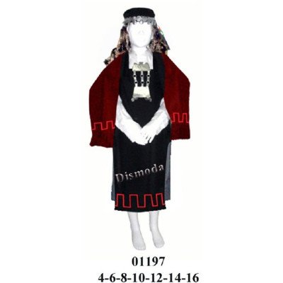 01197 - Molde de Vestimenta mapuche