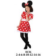 0136 - Molde de Disfraz de minnie