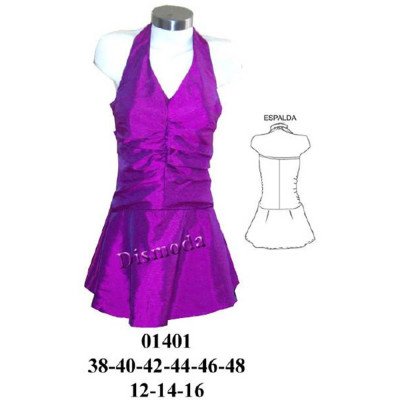01401 - Molde de Vestido halter drapeado 01401 - Molde de Vestido halter drapeado