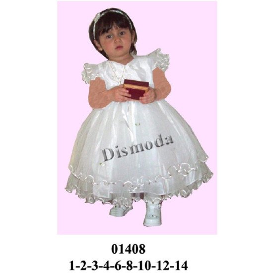 01408 - Molde de Vestido niña de fiesta