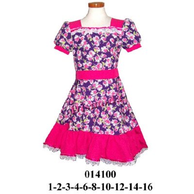 014100 - Molde de Vestido de huasa 014100 - Molde de Vestido de huasa