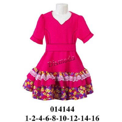 014144 - Molde de Vestido de huasa 014144 - Molde de Vestido de huasa