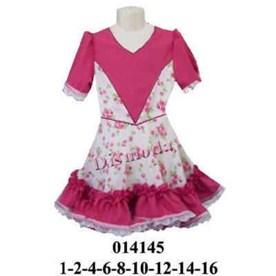 014145 - Molde de Vestido de huasa 014145 - Molde de Vestido de huasa