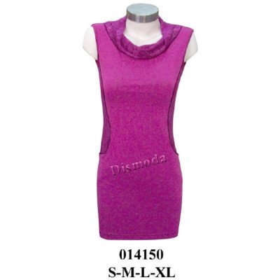 014150 - Molde de Vestido con cuello y corte costado de encaje 014150 - Molde de Vestido con cuello y corte costado de encaje