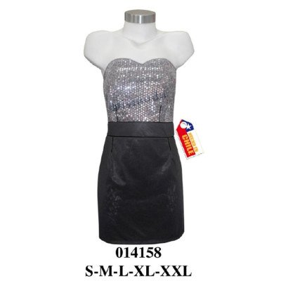 014158 - Molde de Vestido de fiesta straples