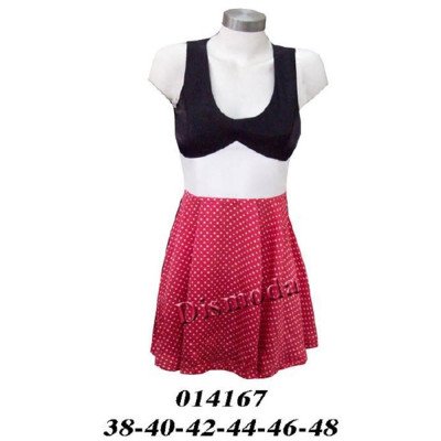 014167 - Molde de Vestido con corte bajo busto, faldón con pliegues 014167 - Molde de Vestido con corte bajo busto, faldón con pliegues