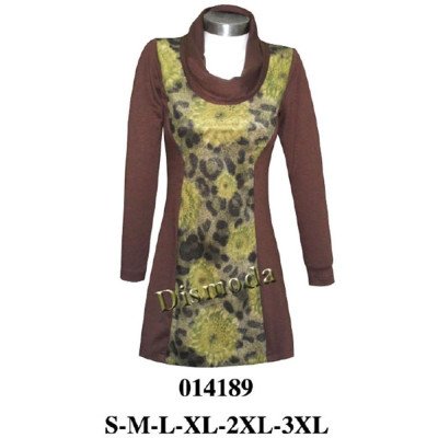 014189 - Molde de Vestido con cuello corte en delantero y espalda 014189 - Molde de Vestido con cuello corte en delantero y espalda