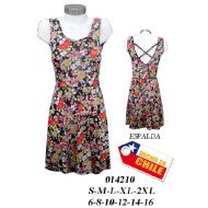 014210 - Molde de Vestido corte al talle faldón gode