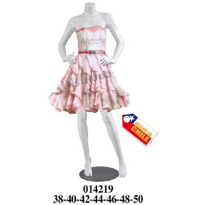014219 - Molde de Vestido de fiesta con ruchas 014219 - Molde de Vestido de fiesta con ruchas