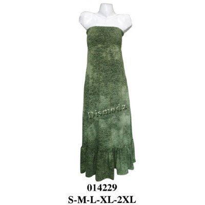 014229 - Molde de Vestido strapless largo 014229 - Molde de Vestido strapless largo