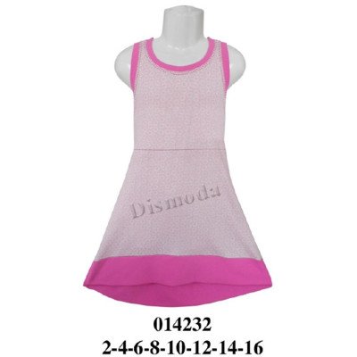 014232 - Molde de Vestido sin mangas con cuello redondo, corte a la cintura y basta ancha en contraste 014232 - Molde de Vestido sin mangas con cuello redondo, corte a la cintura y basta ancha en contraste