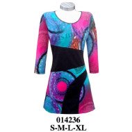 014236 - Molde de Vestido, corte diagonal en delantero