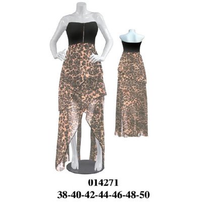 014271 - Molde de Vestido de fiesta corsé