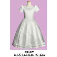 014299 - Molde de Vestido niña de bautismo