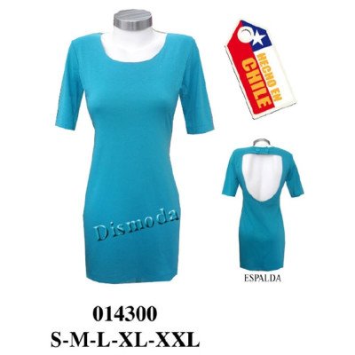 014300 - Molde de Vestido con escote en espalda 014300 - Molde de Vestido con escote en espalda