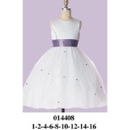 014408 - Molde de Vestido niña de fiesta