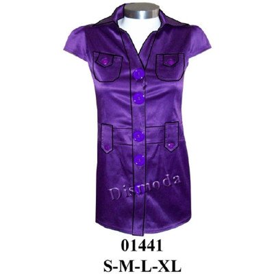 01441 - Molde de Mini vestido manga pestaña 01441 - Molde de Mini vestido manga pestaña