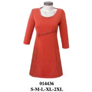 014436 - Molde de Vestido corte princesa, evase