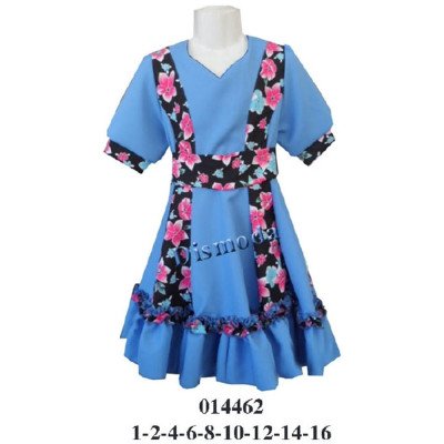 014462 - Molde de Traje de huasa niña 014462 - Molde de Traje de huasa niña