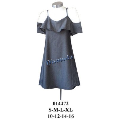014472 - Molde de Vestidos con tirantes y hombros descubiertos 014472 - Molde de Vestidos con tirantes y hombros descubiertos