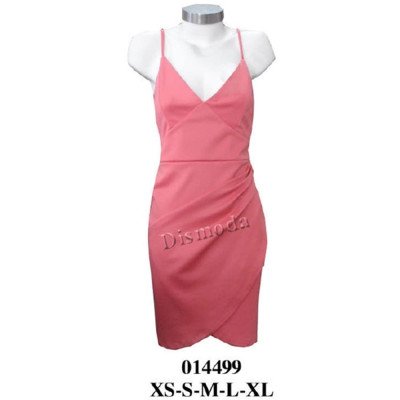 014499 - Molde de Vestido con pabilos faldón drapeado 014499 - Molde de Vestido con pabilos faldón drapeado