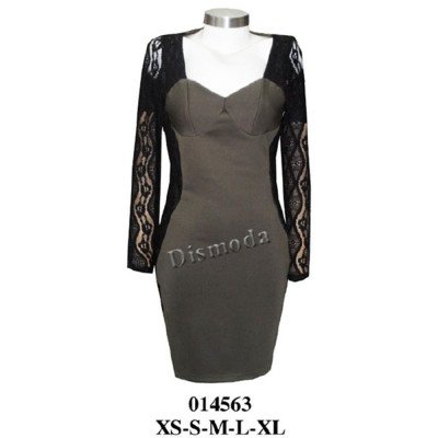 014563 - Molde de Vestido con copa ,aplicación de encaje 014563 - Molde de Vestido con copa ,aplicación de encaje