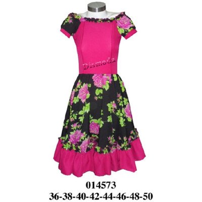 014573 - Molde de Vestido de huasa 014573 - Molde de Vestido de huasa