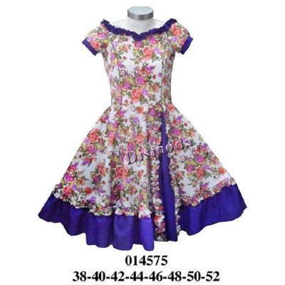 014575 - Molde de Vestido de huasa 014575 - Molde de Vestido de huasa
