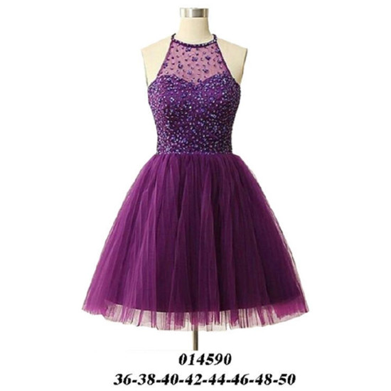 014590 - Molde de Vestido de fiesta halter