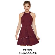 014591 - Molde de Vestido halter de lycra