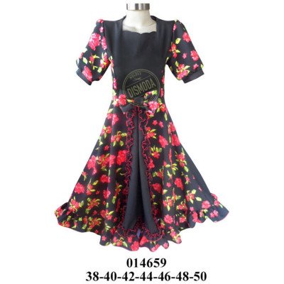 014659 - Molde de Vestido de huasa 014659 - Molde de Vestido de huasa