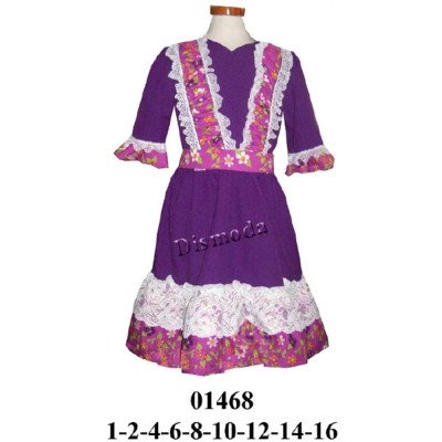 01468 - Molde de Vestido de huasa 01468 - Molde de Vestido de huasa