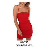 014703 - Molde de Vestido strapless con pabilo y pinzas