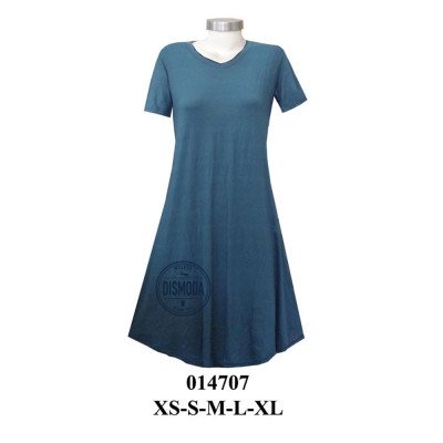 014707 - Molde de Vestido escote v faldón gode 014707 - Molde de Vestido escote v faldón gode