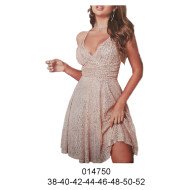 014750  - Molde de Vestido pabilo con corte bajo busto