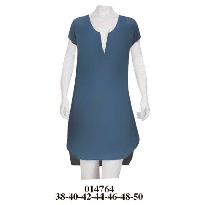 014764 - Molde de Vestido kimono, escote redondo con abertura 014764 - Molde de Vestido kimono, escote redondo con abertura