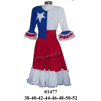 01477 - Molde de Vestido de huasa 01477 - Molde de Vestido de huasa