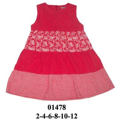 01478 - Molde de Vestido sin mangas con escote redondo y falda amplia construida en tres paños fruncidos 01478 - Molde de Vestido sin mangas con escote redondo y falda amplia construida en tres paños fruncidos