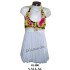 01480 - Molde de Vestido globo con peto halter