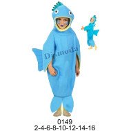 0149 - Molde de Disfraz de pez